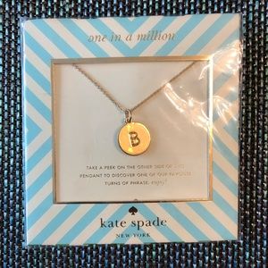 Kate Spade One in a Million Letter B Necklace